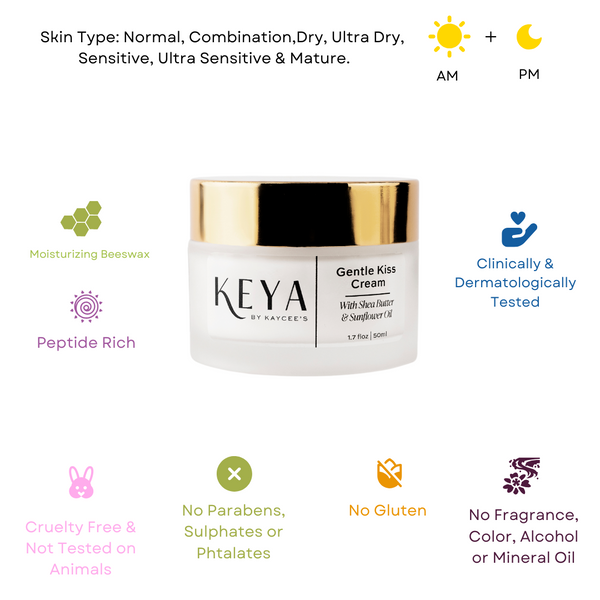 Gentle Kiss Cream with Shea Butter & Sunflower Oil