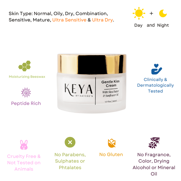 Gentle Kiss Cream with Shea Butter & Sunflower Oil