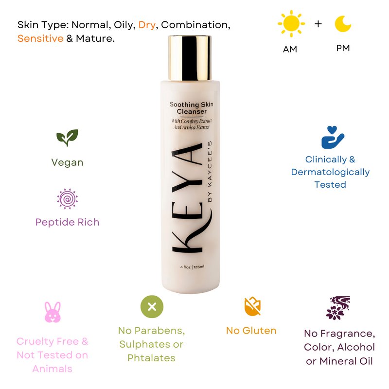 Soothing Skin Cleanser with Comfrey Extract and Arnica Extract